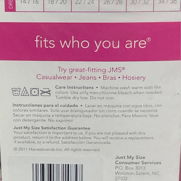 JMS Just My Size Lace Effects Cotton Briefs Plus Sz 14 Underwear Panties 5 Pairs - Picture 13 of 16